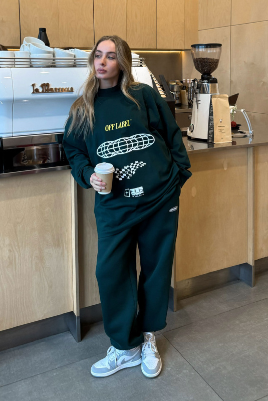 Лонгслив объемный (зеленый)