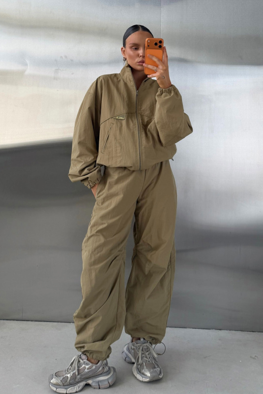 Куртка плащевая (хаки)