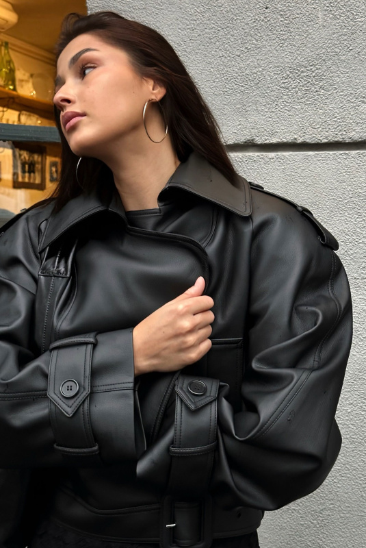 Косуха из экокожи ULLA & LABEL .B