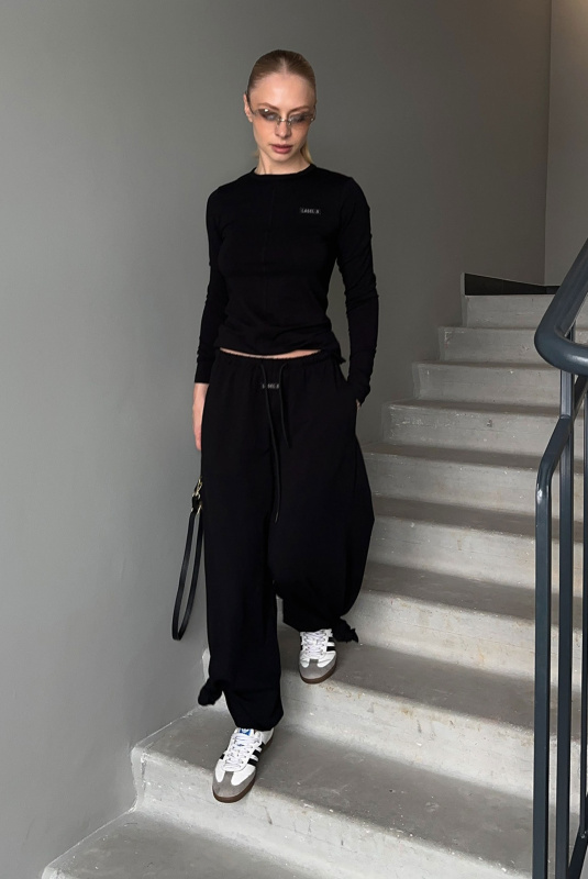 Лонгслив slim-fit BLACK Лонгслив slim-fit BLACK