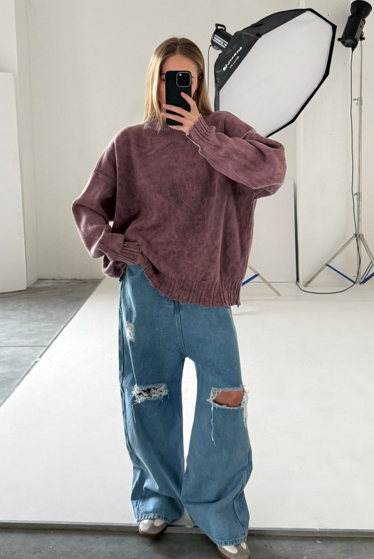 Джемпер FLAW PLUM