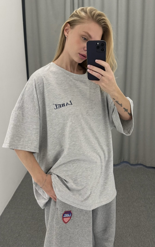 Футболка объемная RUGBY GREY