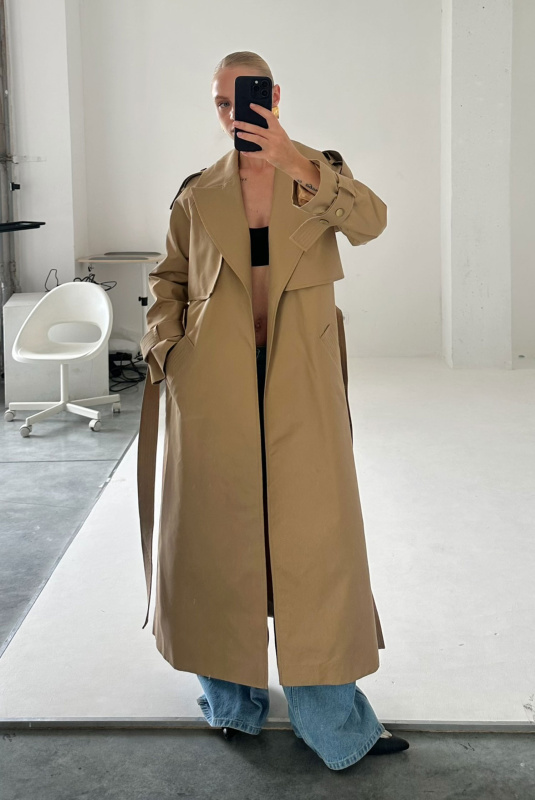 Плащ ADMIRAL хлопок ULLA & LABEL .B