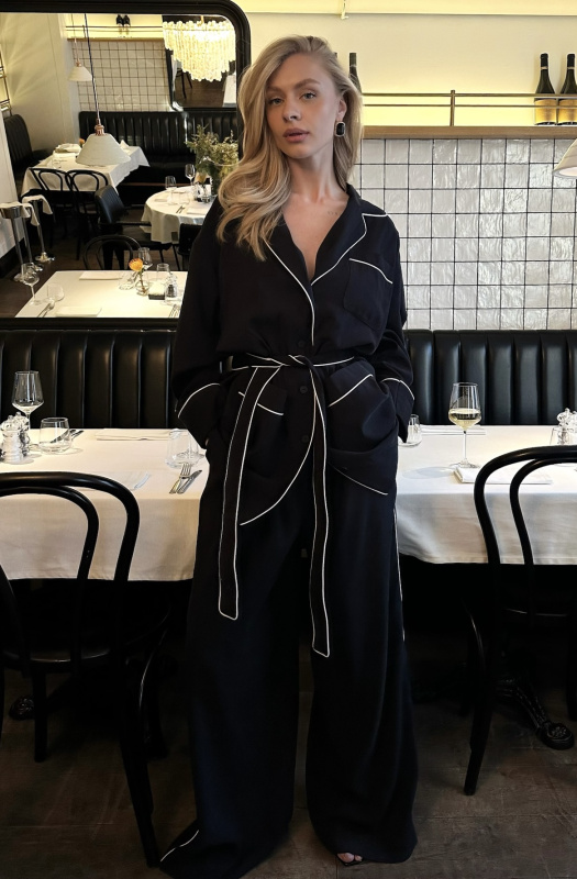 Рубашка пижамная BLACK