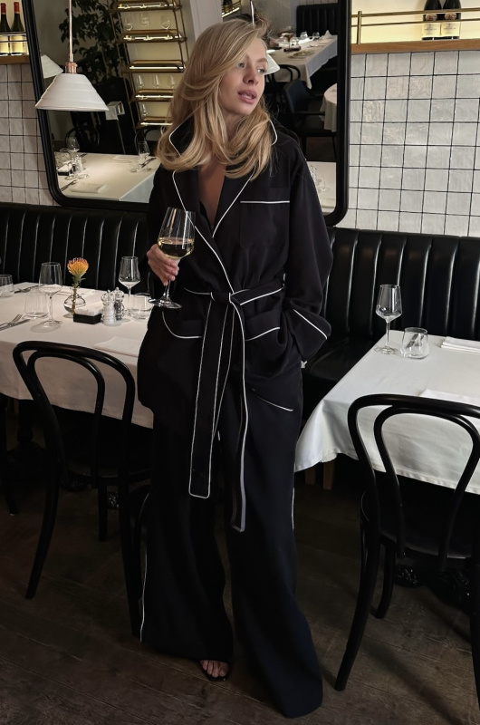 Рубашка пижамная BLACK