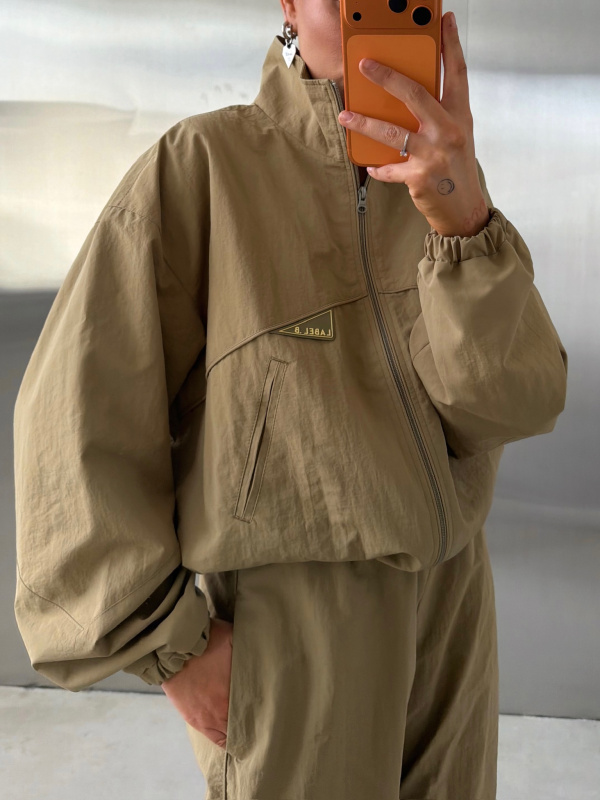 Куртка плащевая (хаки)