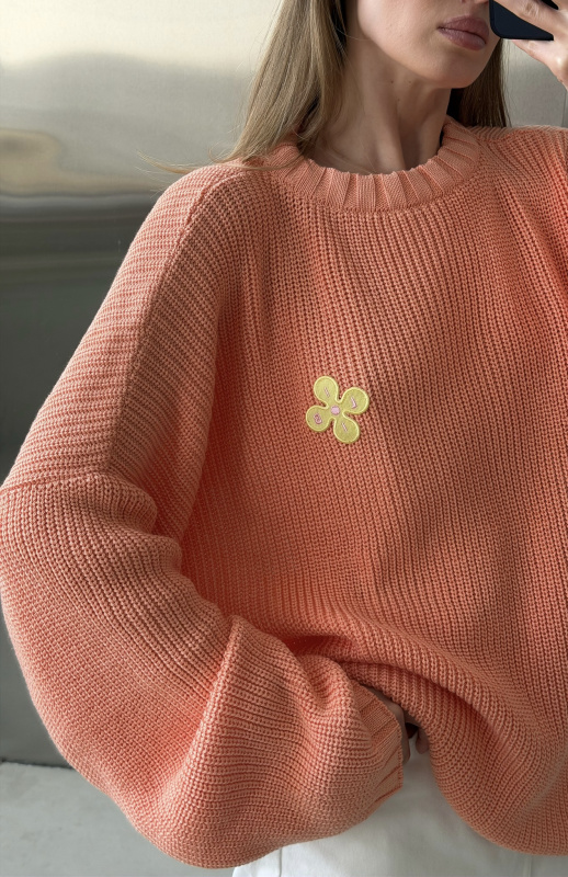 Джемпер с открытой спиной