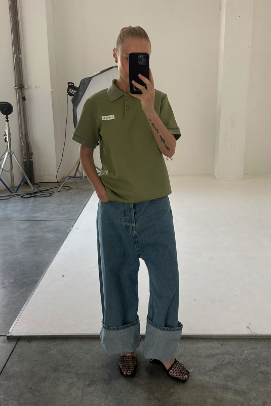 Футболка поло LIGHT GREEN