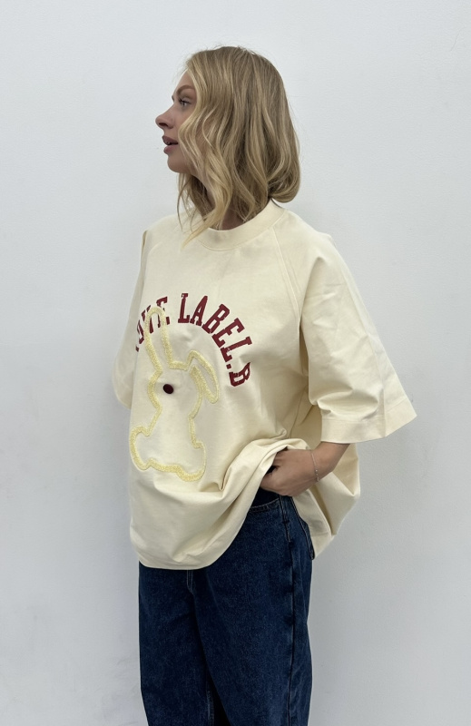 Футболка с рукавом реглан HVD ECRU