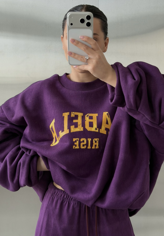 Свитшот с защипами