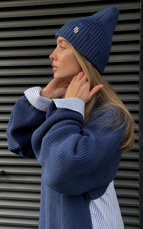 Шапка Flaw BLUE