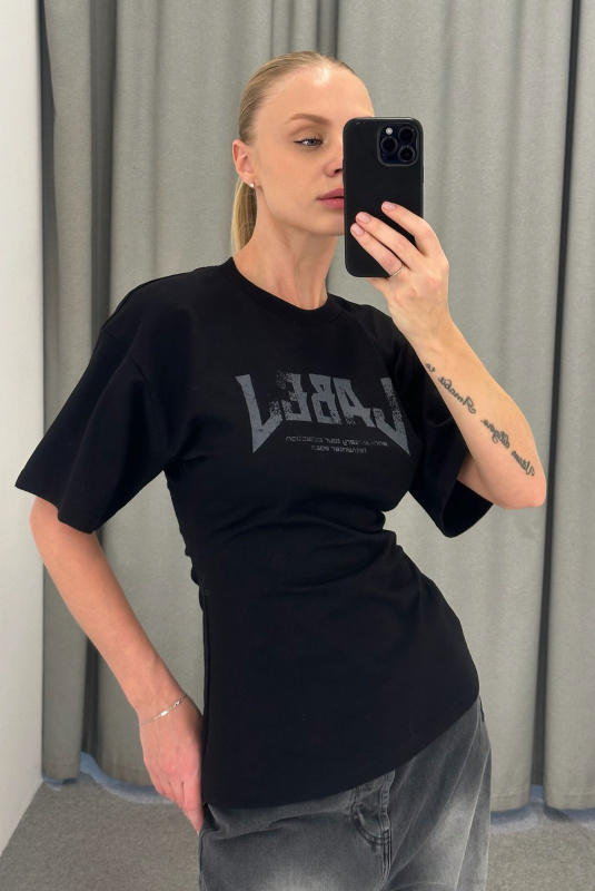 Футболка приталенная BLACK