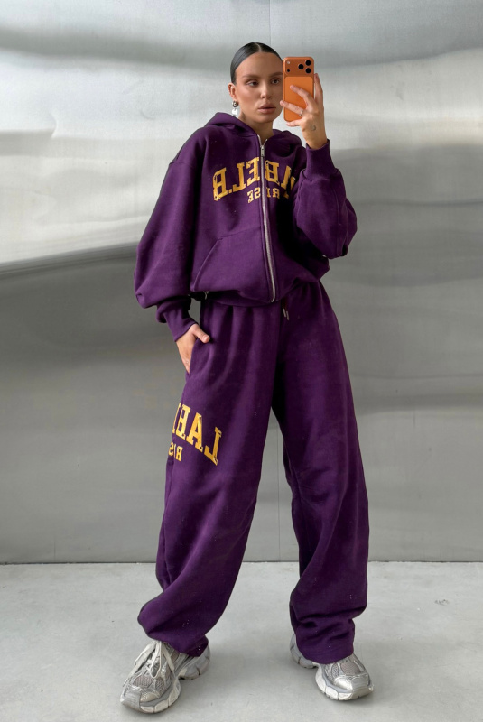 Худи на молнии (фиолетовый)