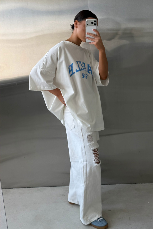 Футболка объемная (молочная)