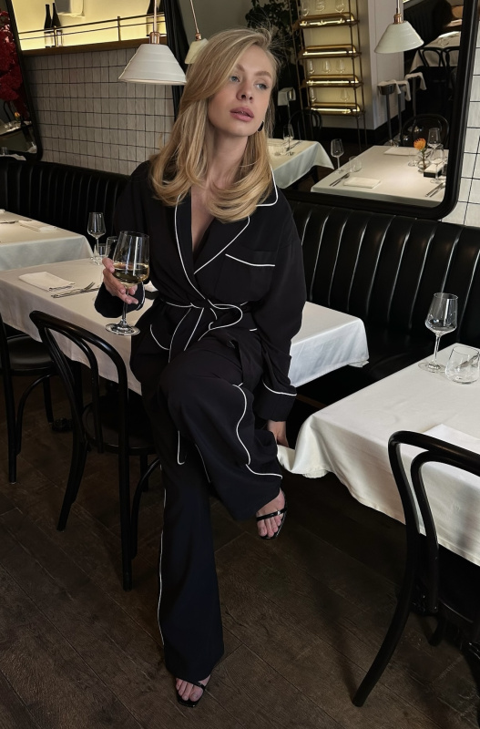 Рубашка пижамная BLACK