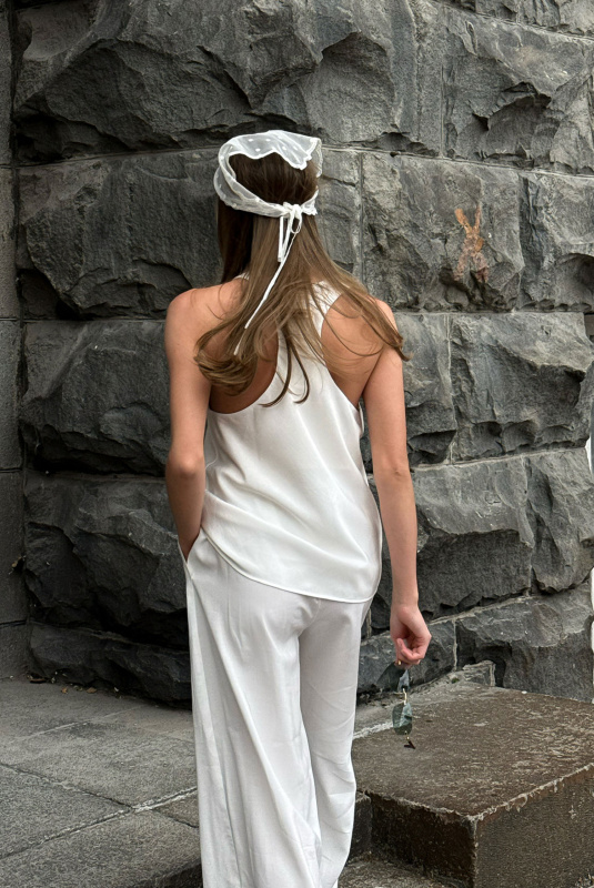 Майка из тенсела WHITE