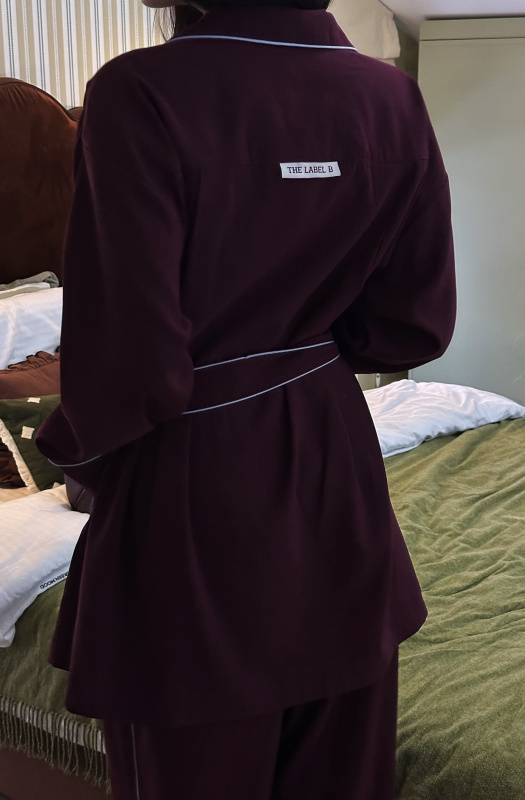 Брюки пижамные BURGUNDY