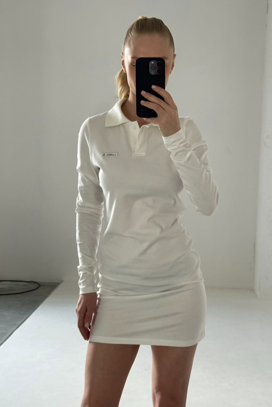 Платье поло WHITE Платье поло WHITE