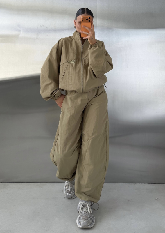 Куртка плащевая (хаки)