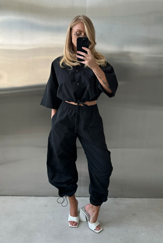 Рубашка плащевая на кулисе