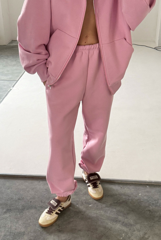 Джоггеры на узкой резинке LIGHT PINK