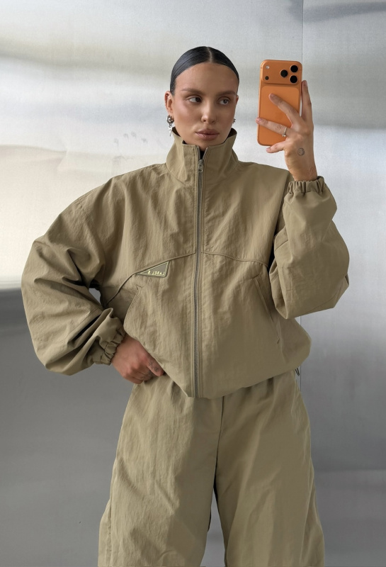 Куртка плащевая (хаки)