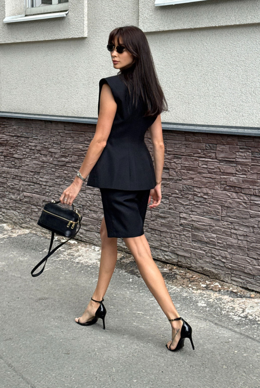 Жилет "Stephanie" Черный