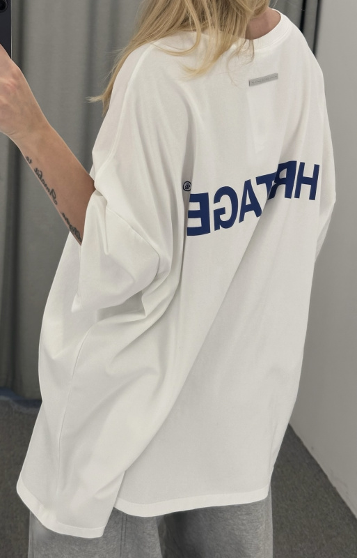 Футболка объемная HERITAGE WHITE