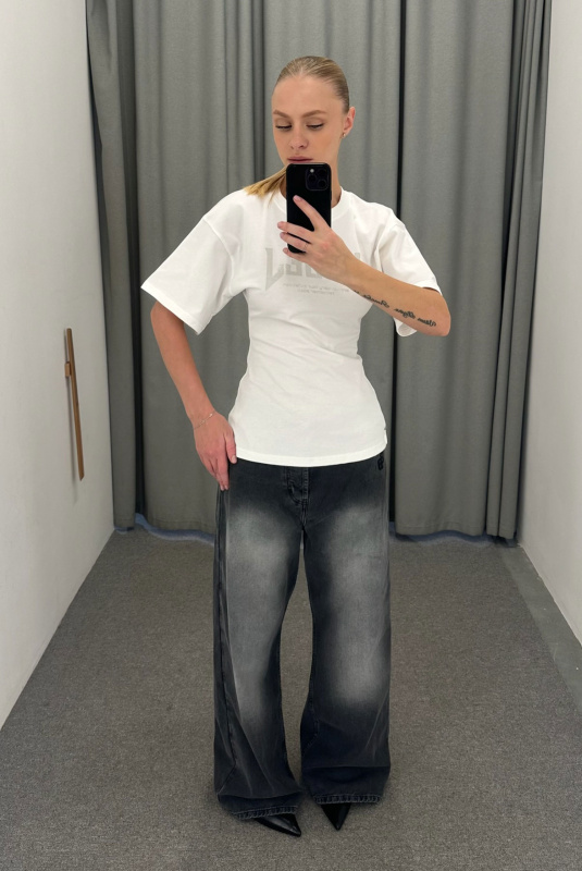 Джинсы на низкй посадке GREY