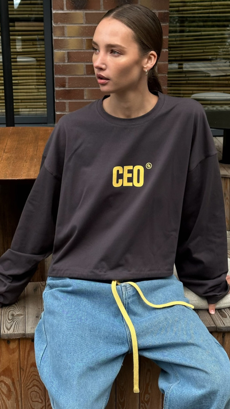 Лонгслив на кулисе GRAPHITE