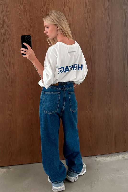 Футболка объемная HERITAGE WHITE