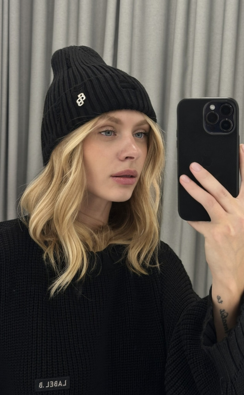 Шапка Flaw BLACK