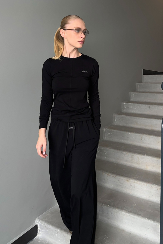 Лонгслив slim-fit BLACK Лонгслив slim-fit BLACK
