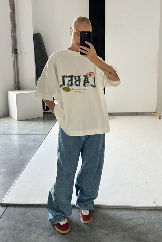 Футболка с рукавом реглан WHITE