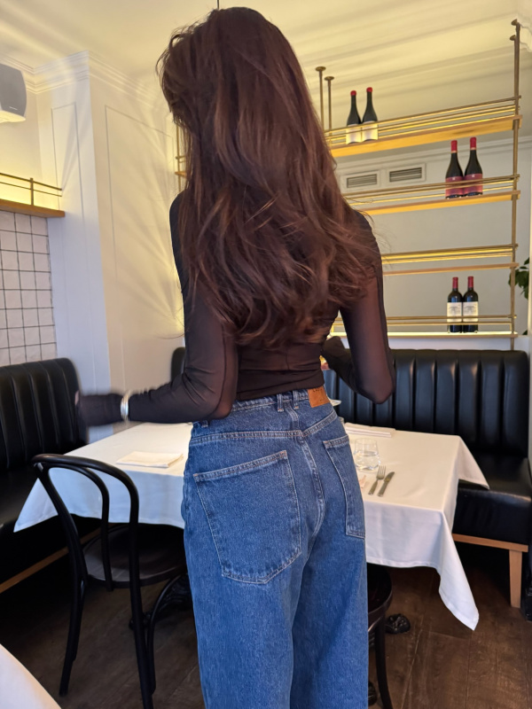 Лонгслив из сетки LABEL .B & TOUSSUN