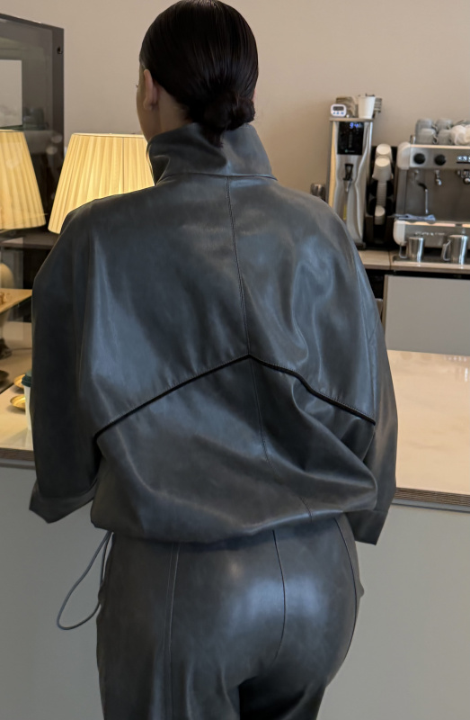 Куртка из экокожи GREY