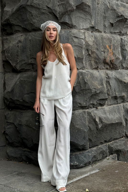 Майка из тенсела WHITE