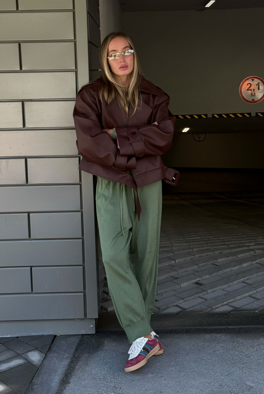 Косуха из экокожи ULLA & LABEL .B