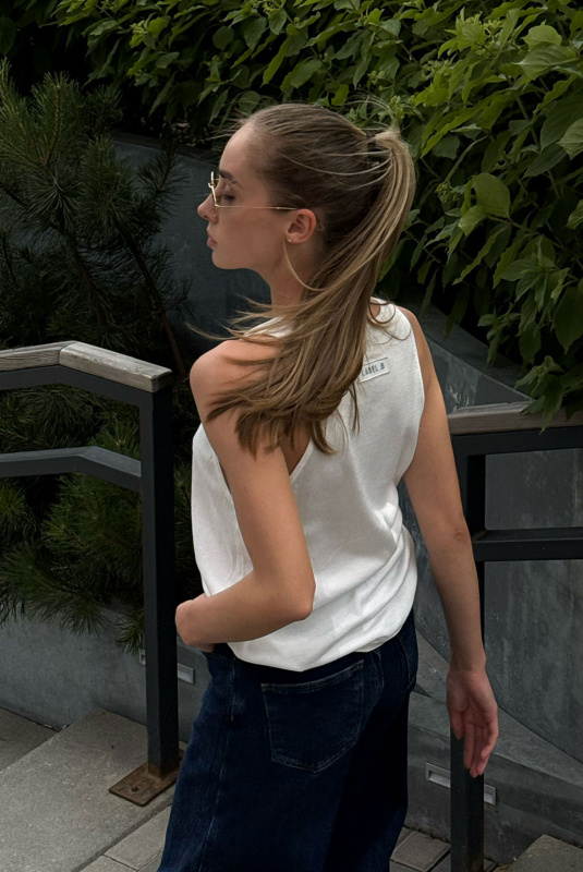 Майка вязаная WHITE Майка вязаная WHITE