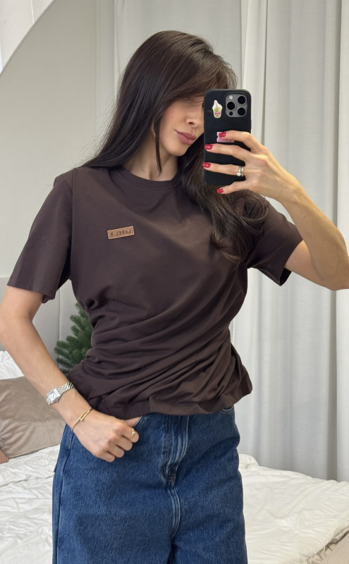 Футболка TWIST BROWN