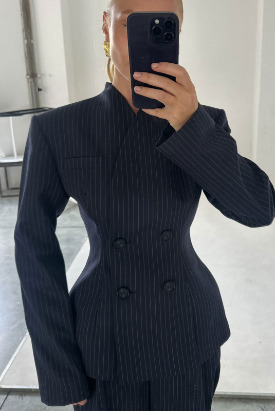 Пиджак "Stephanie" синяя полоска ULLA & LABEL .B