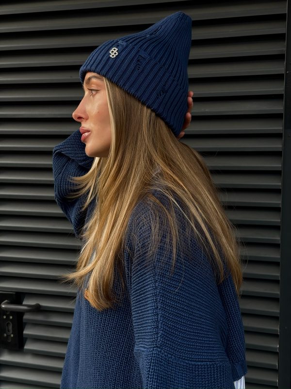 Шапка Flaw BLUE