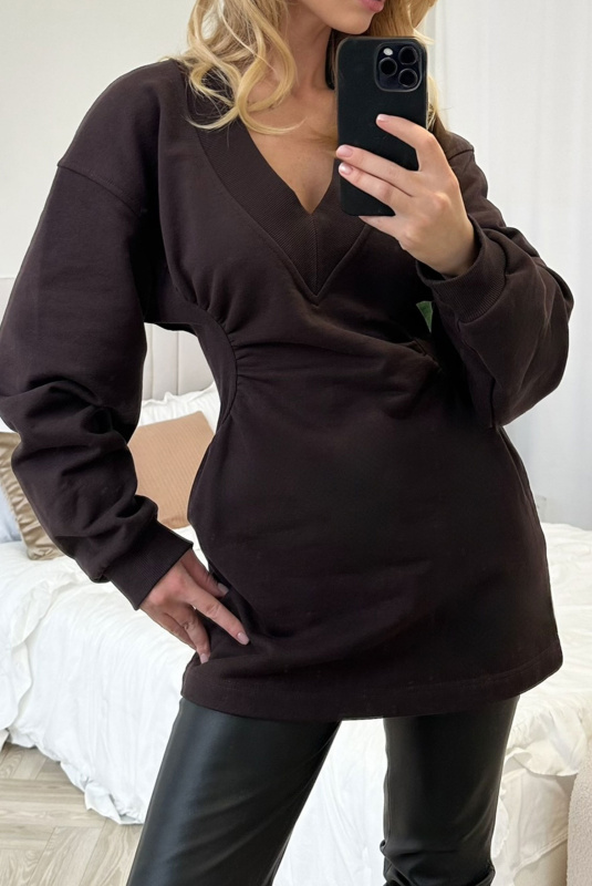 Платье приталенное BROWN