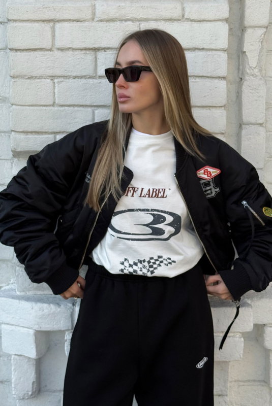 Лонгслив объемный (белый)