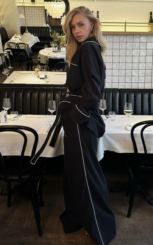 Рубашка пижамная BLACK