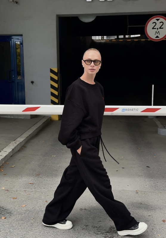 Свитшот Fleece BLACK