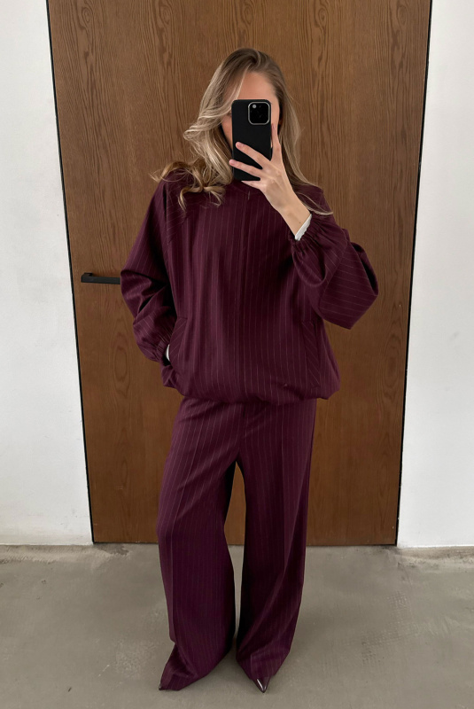 Олимпийка костюмная BURGUNDY