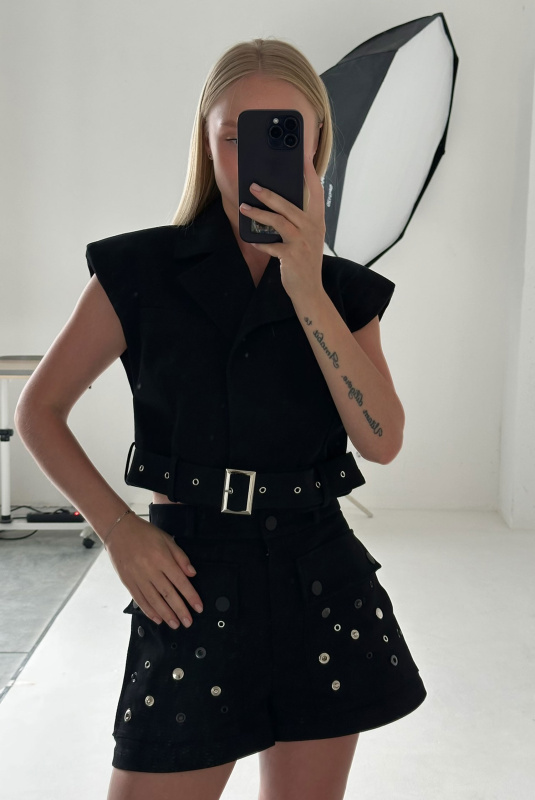 Жилет черный ULLA & LABEL .B