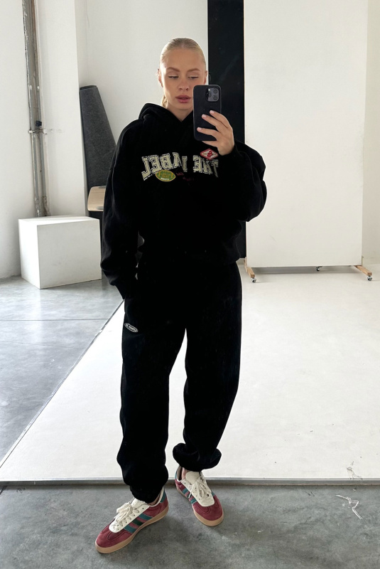 Джоггеры на узкой резинке Fleece BLACK