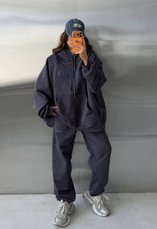 Джоггеры оверсайз (серый)